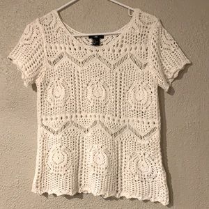 H&M Short Sleeve Knitted Blouse S